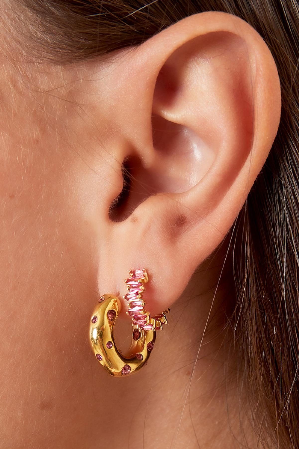 Boucles d'oreilles In Style Multicouleur Cuivré h5 Image3